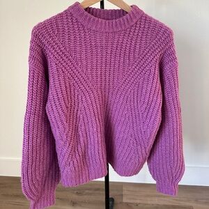 Target Women's A New Day Knit Sweater Purple